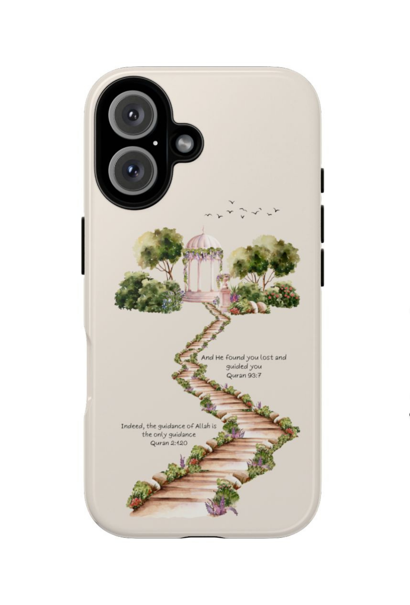 Guided by Allah | Verses of Serenity Islamic Phone Case