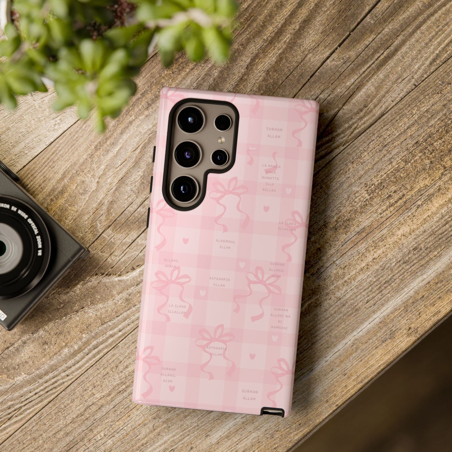 Pink Ribbon Dhikr Islamic Phone Case