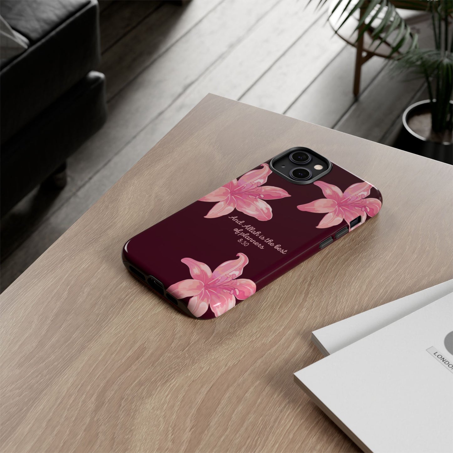 Lily Flower | Verses of Serenity Islamic Phone Case