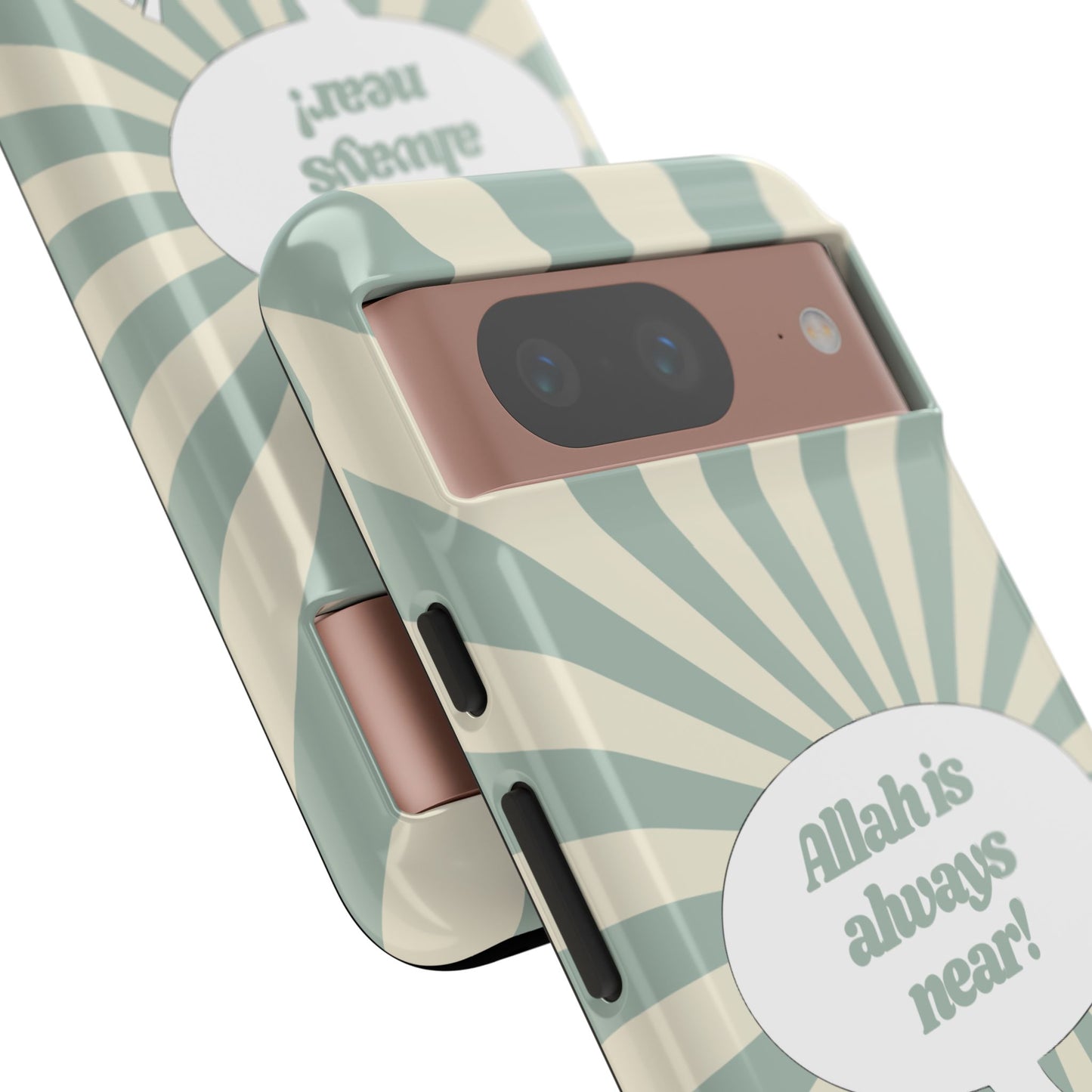 Allah Is Always Near | Retro Muslimah Phone Case