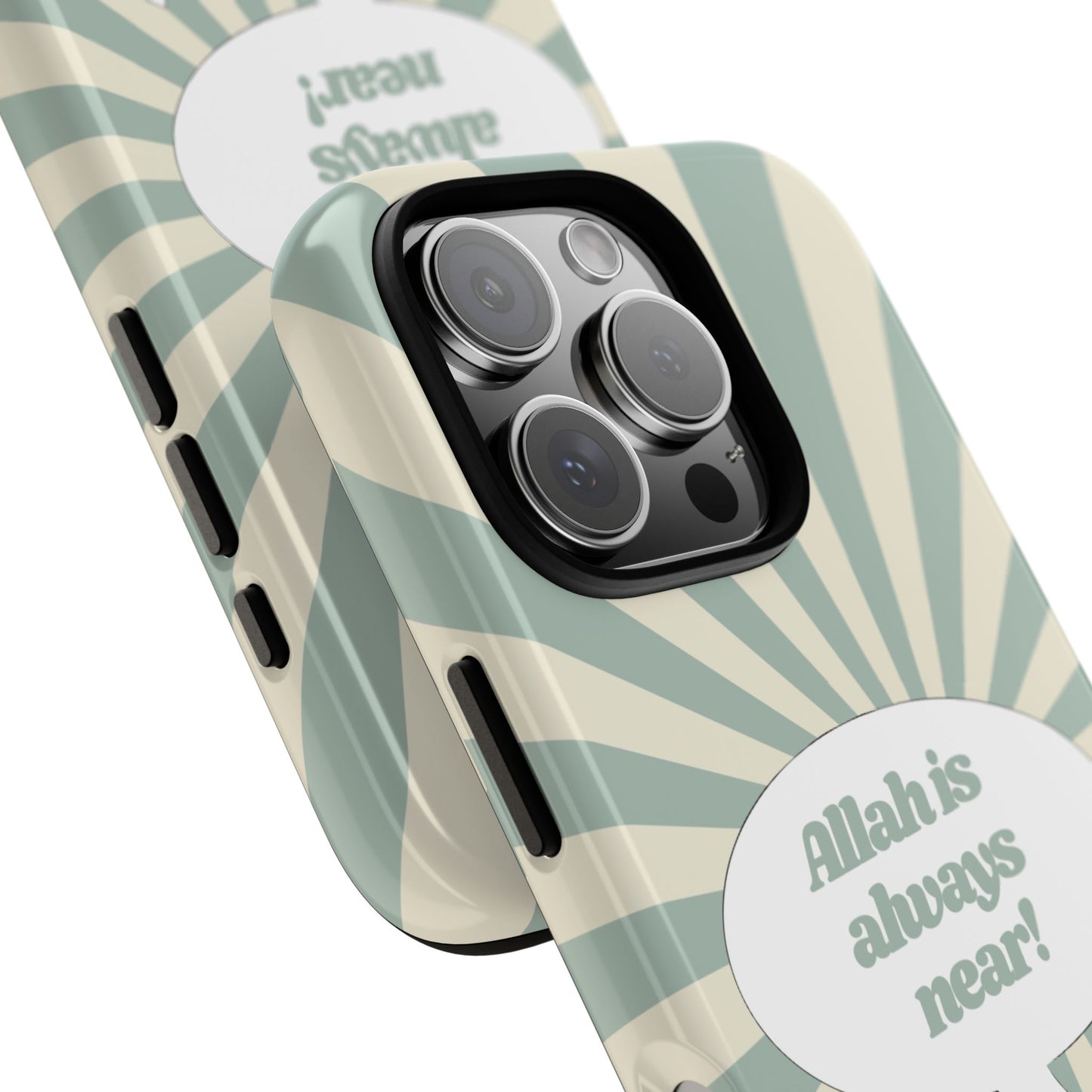Allah Is Always Near | Retro Muslimah Phone Case