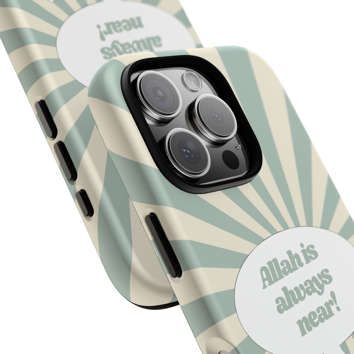 Allah Is Always Near | Retro Muslimah Phone Case