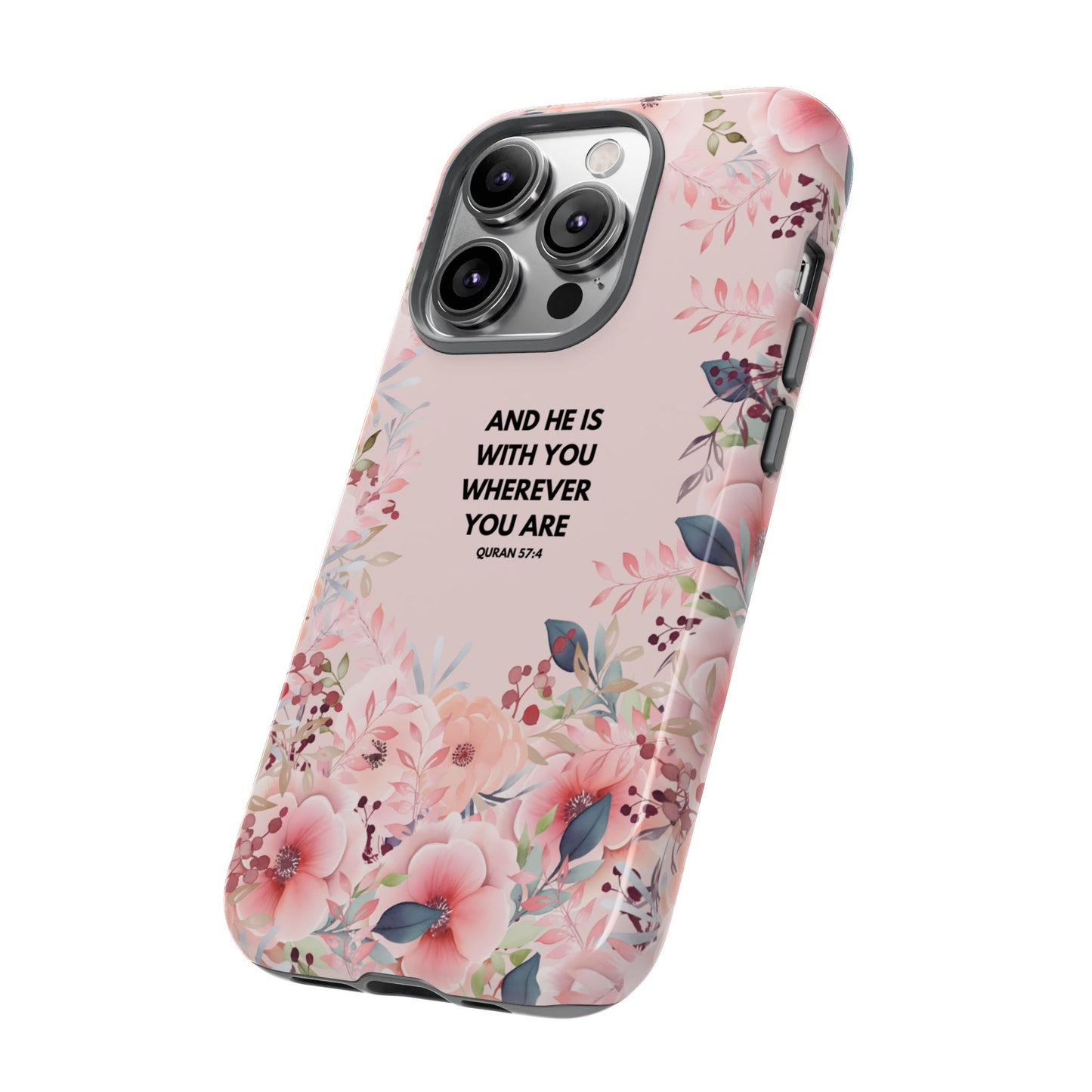 He Is With You | Blooming Reverts Phone Case