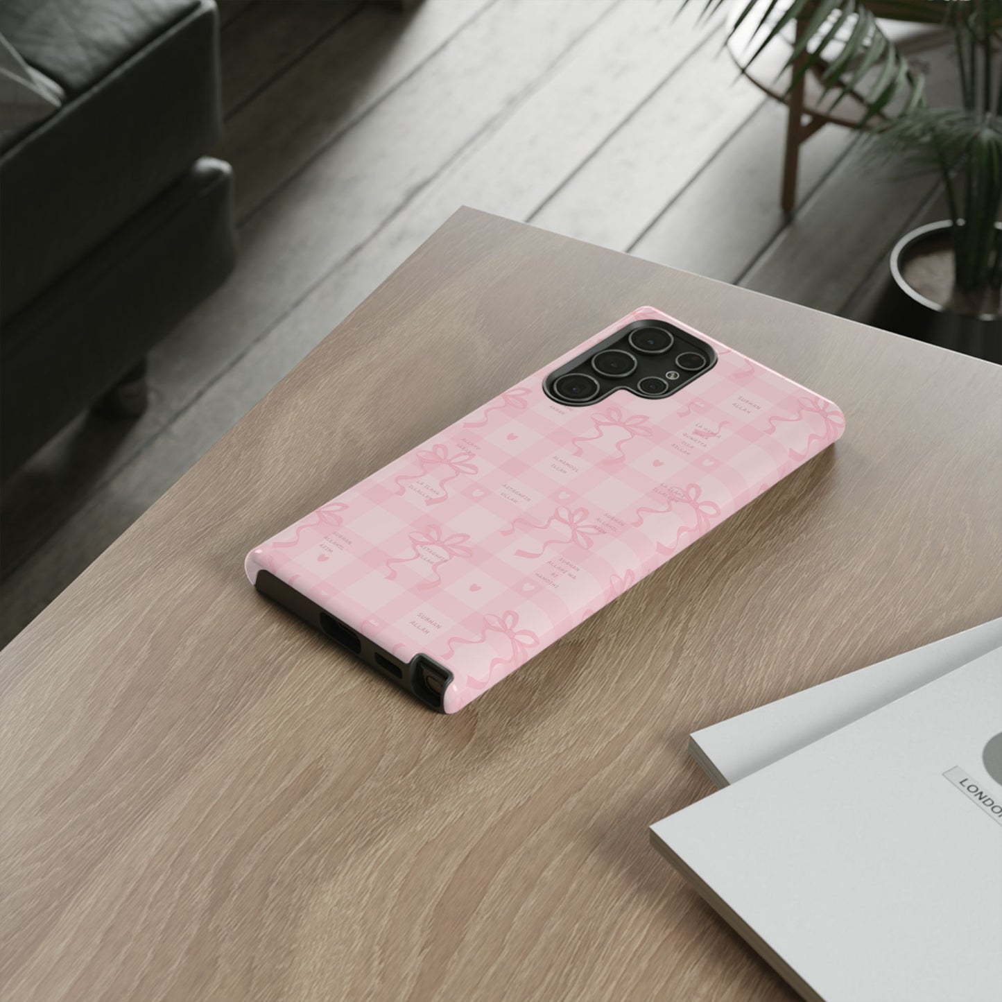 Pink Ribbon Dhikr Islamic Phone Case