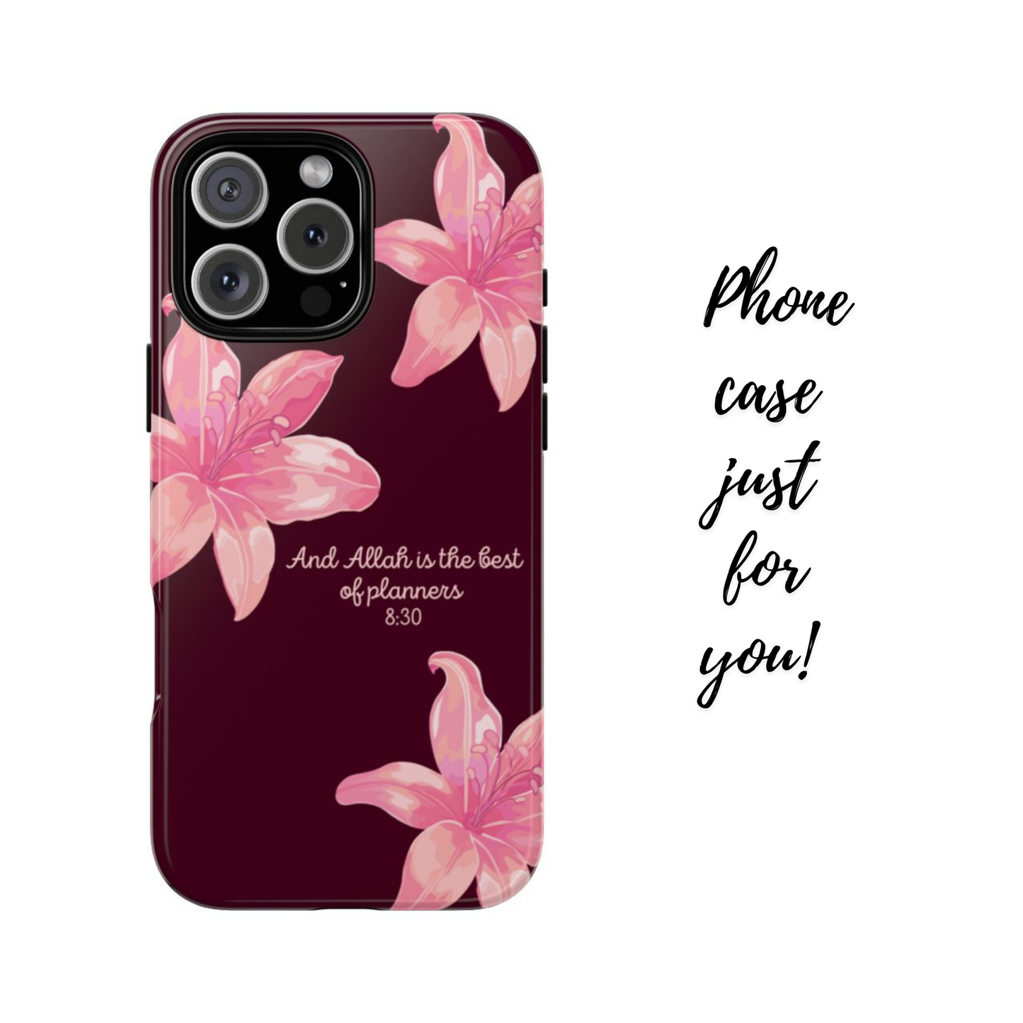 Lily Flower | Verses of Serenity Islamic Phone Case