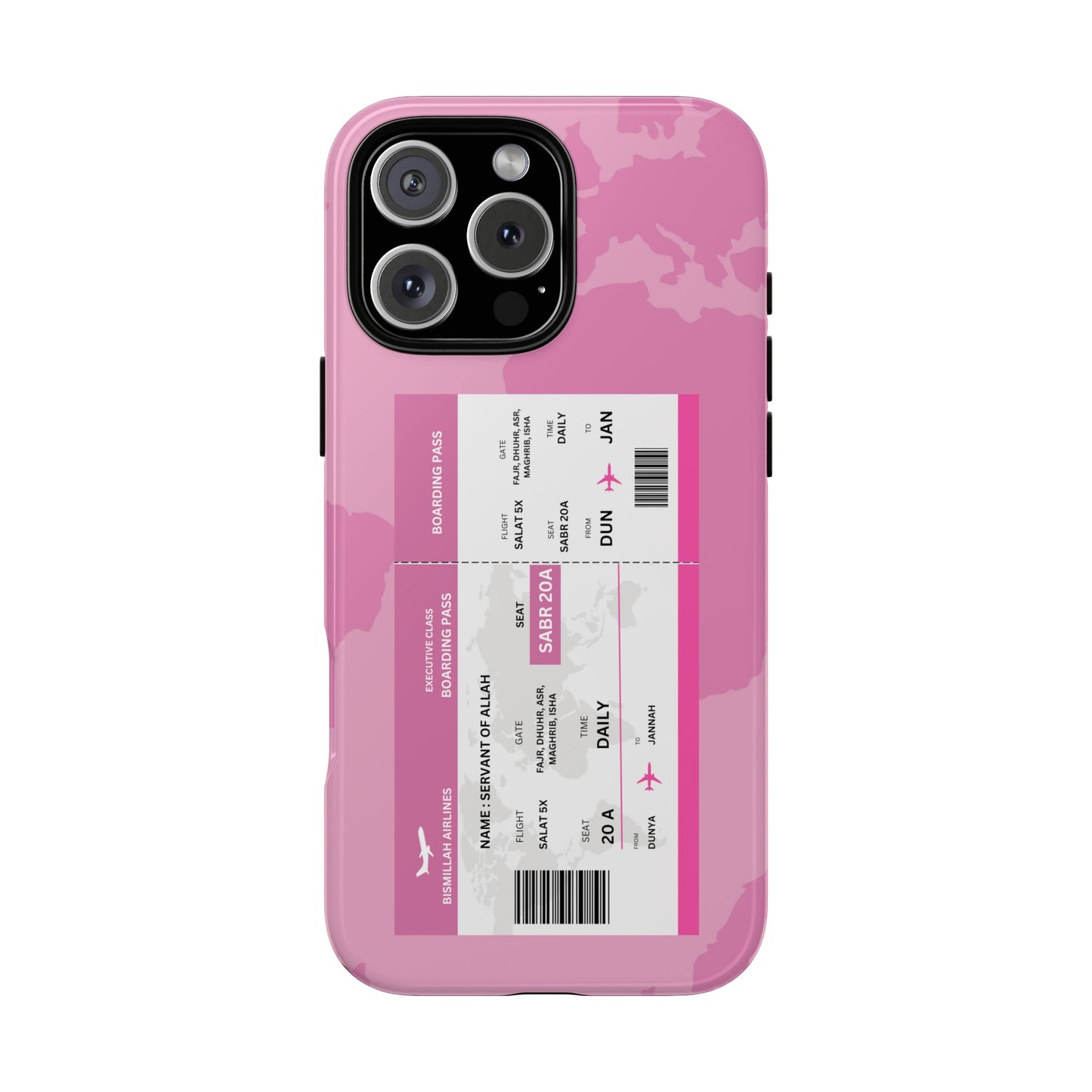 Servant of Allah Boarding Pass | Islamic Phone Case
