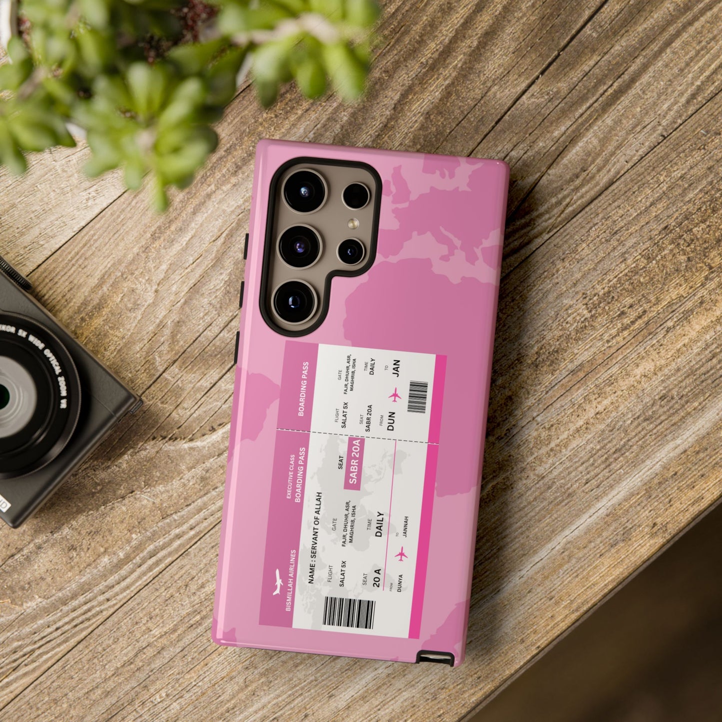 Servant of Allah Boarding Pass | Islamic Phone Case