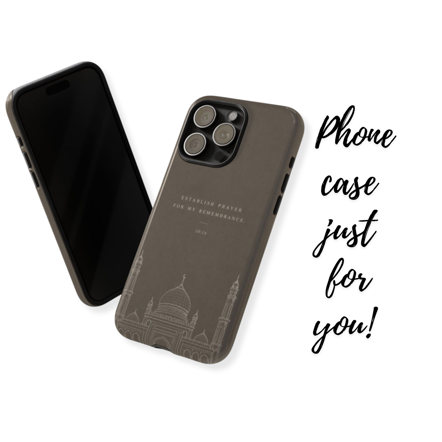 Establish Prayer Quran Verse Phone Case | Father’s Day Collection