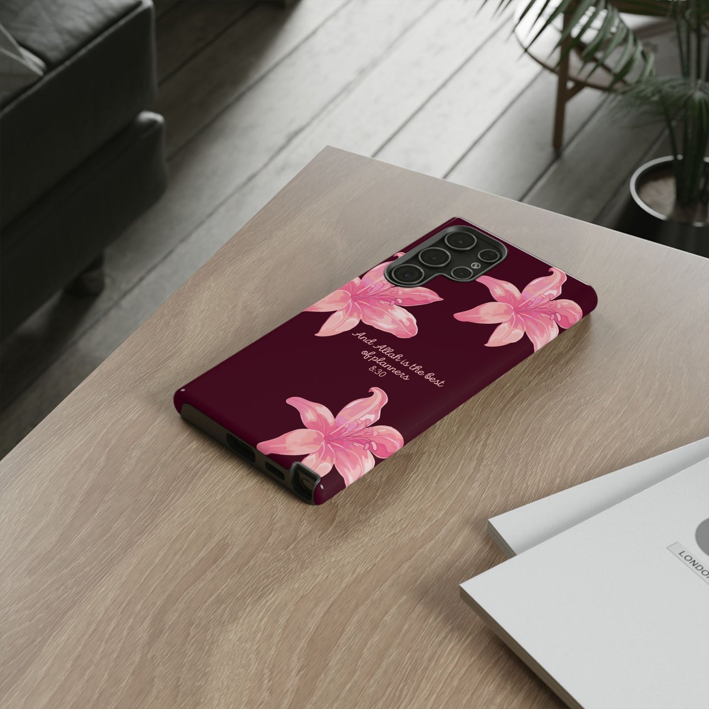 Lily Flower | Verses of Serenity Islamic Phone Case