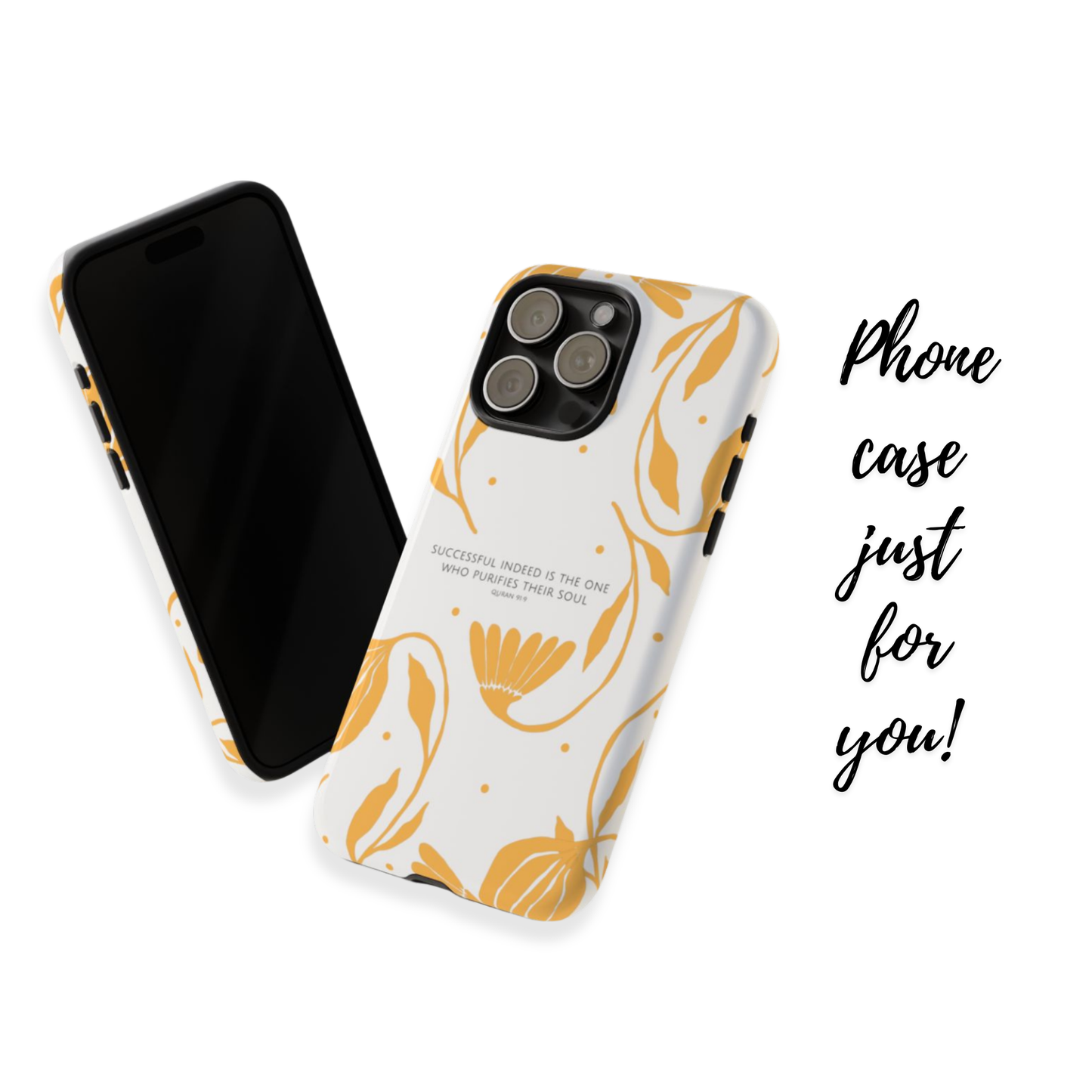 Purified Soul Phone Case | Verses of Serenity Islamic Phone Case