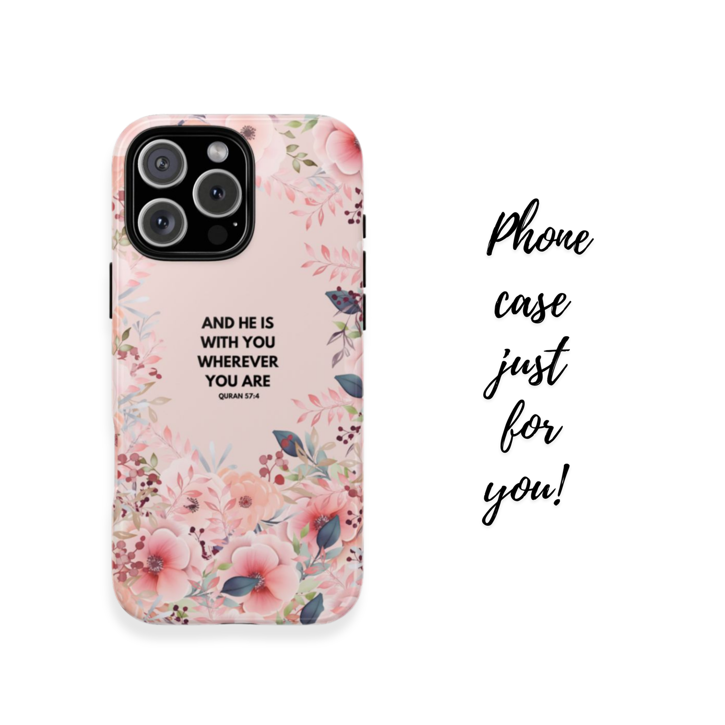 He Is With You | Blooming Reverts Phone Case