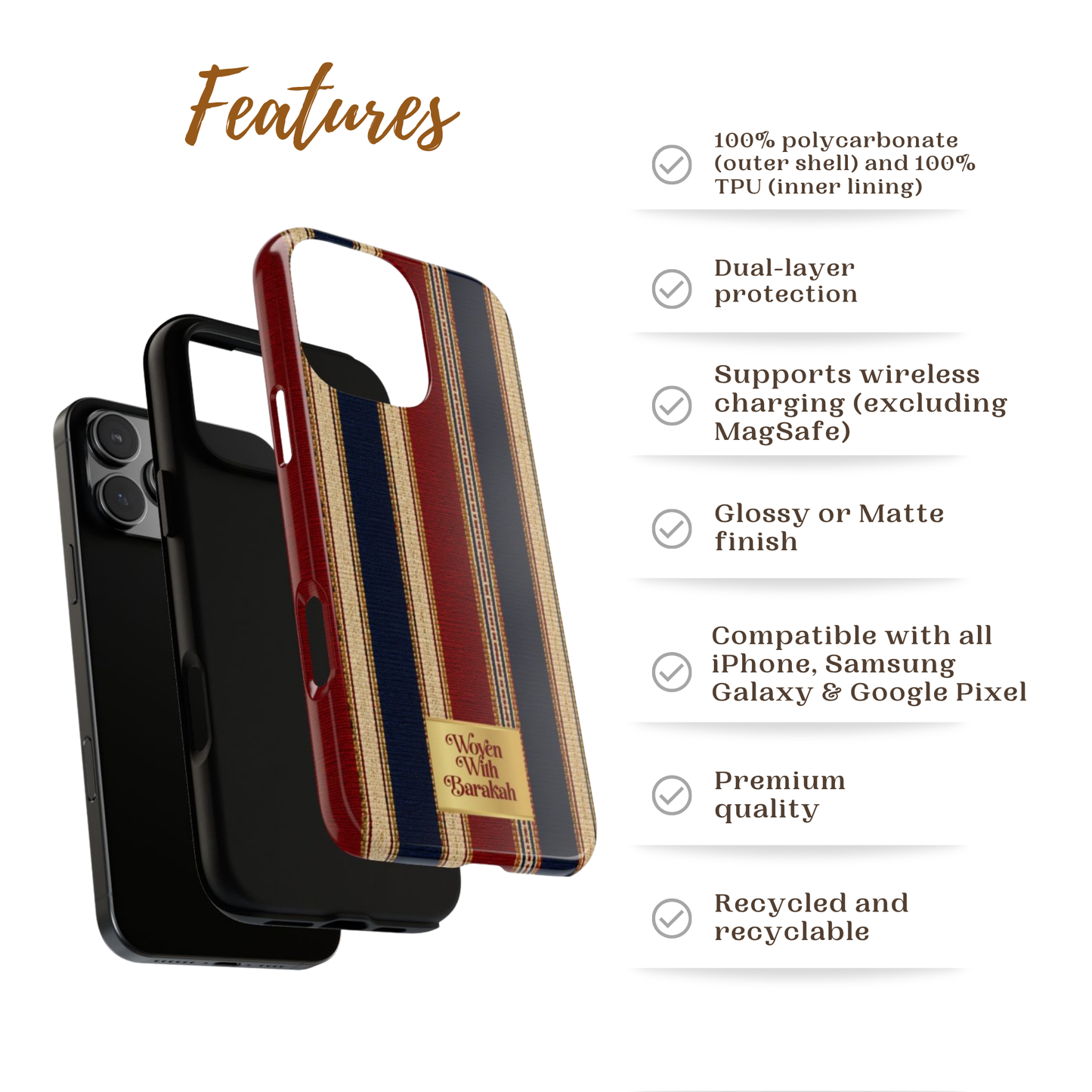 Woven with Barakah | Heritage Collection Phone Case