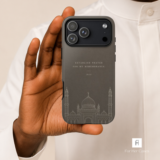 Establish Prayer Quran Verse Phone Case | Father’s Day Collection