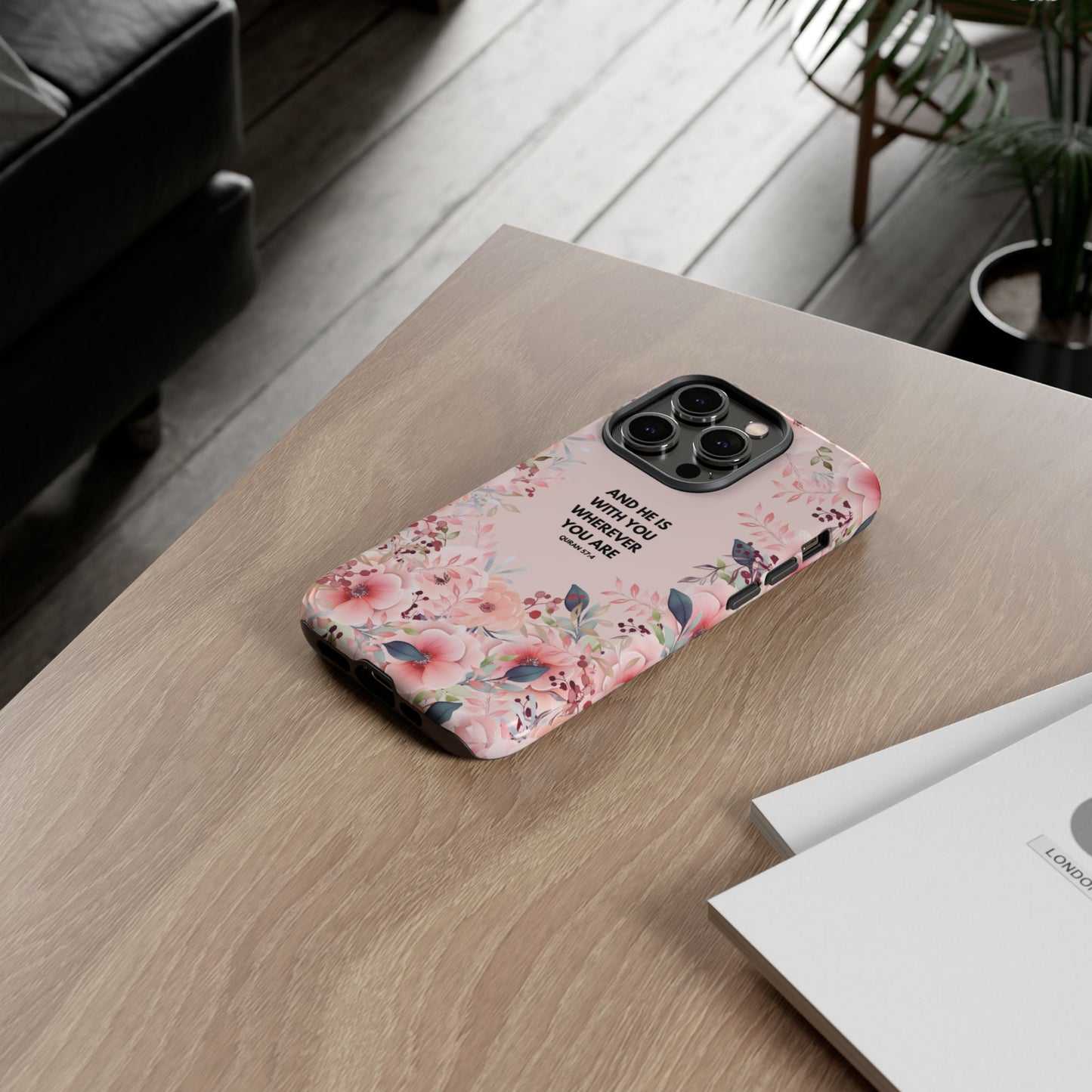 He Is With You | Blooming Reverts Phone Case