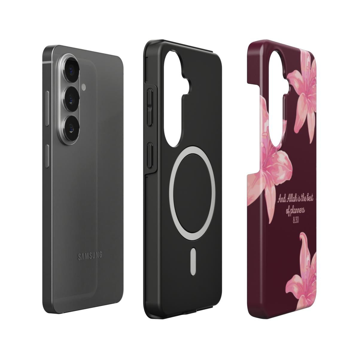 MagSafe Lily Flower Islamic Phone Case | Samsung Galaxy, Google Pixel