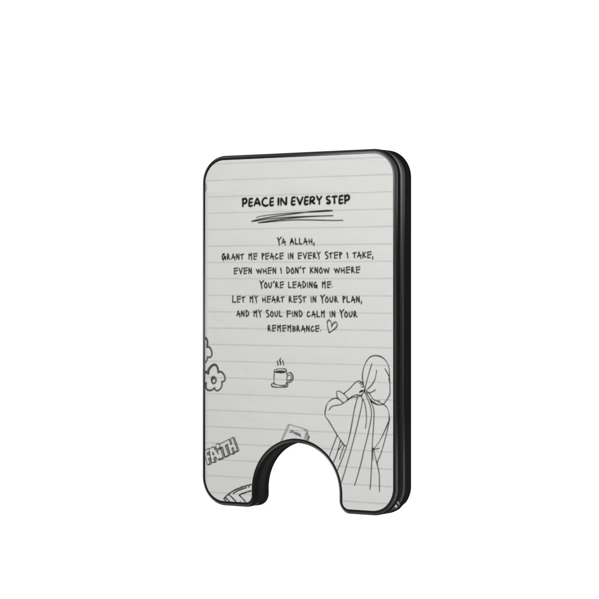 MagSafe Peace In Every Step Islamic phone wallet