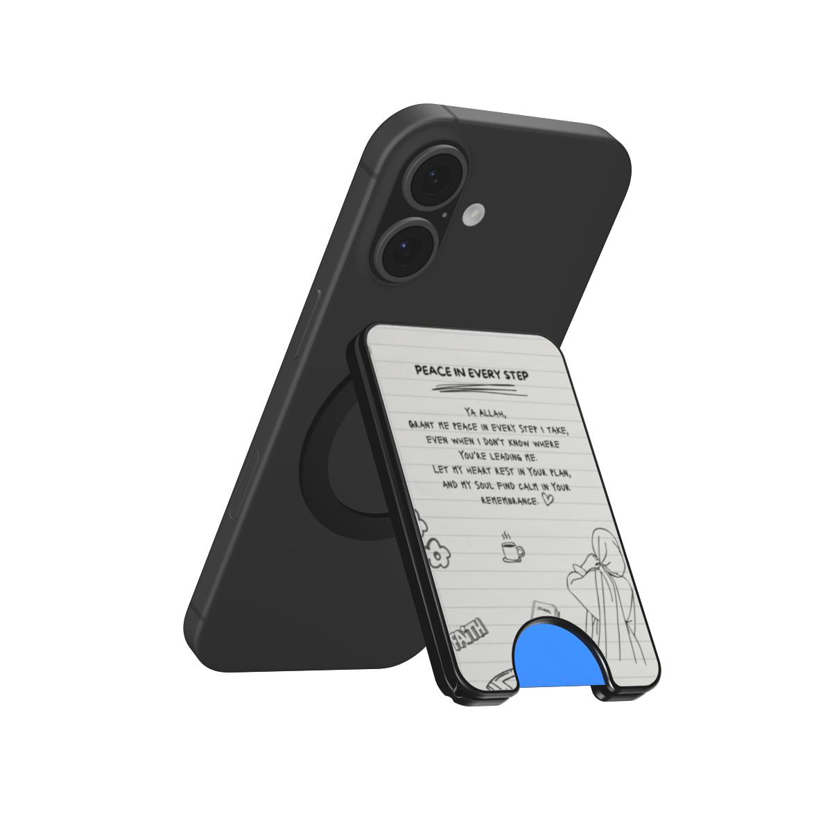MagSafe Peace In Every Step Islamic phone wallet