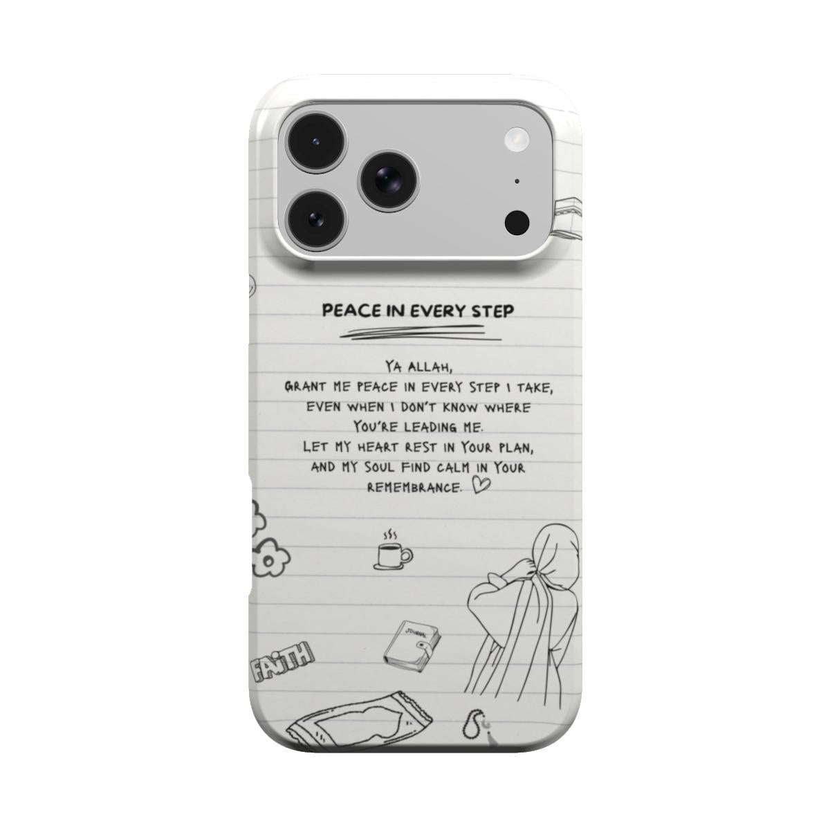 MagSafe Peace In Every Step Islamic Phone Case | All iPhone Model