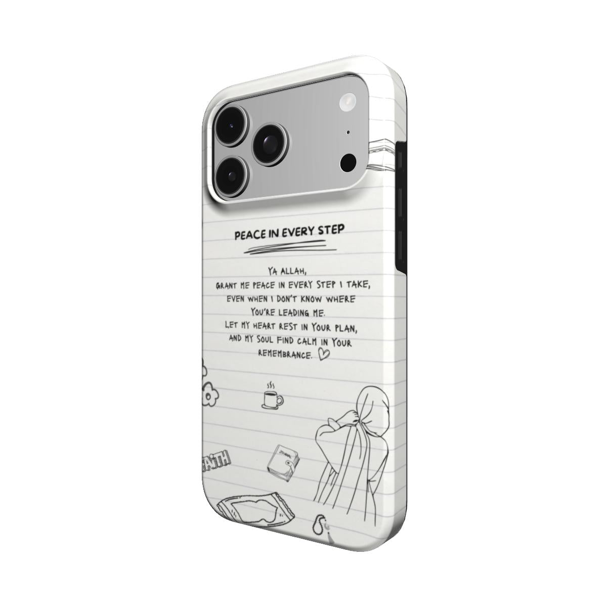 MagSafe Peace In Every Step Islamic Phone Case | All iPhone Model