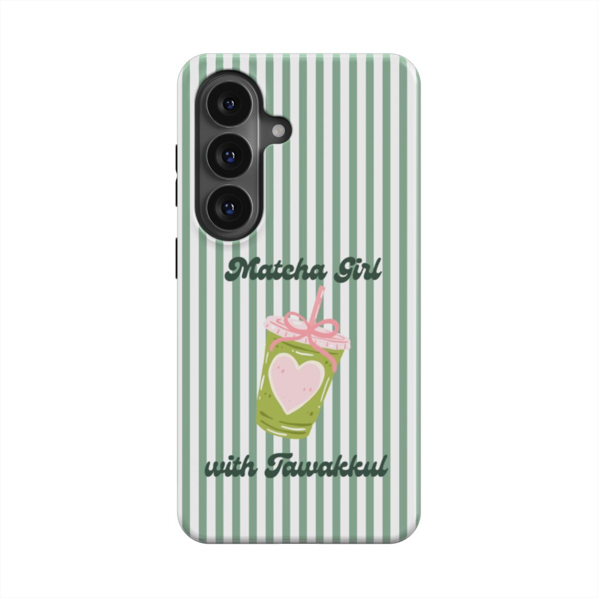 MagSafe Matcha Girl With Tawakkul Islamic Phone Case | Samsung Galaxy, Google Pixel