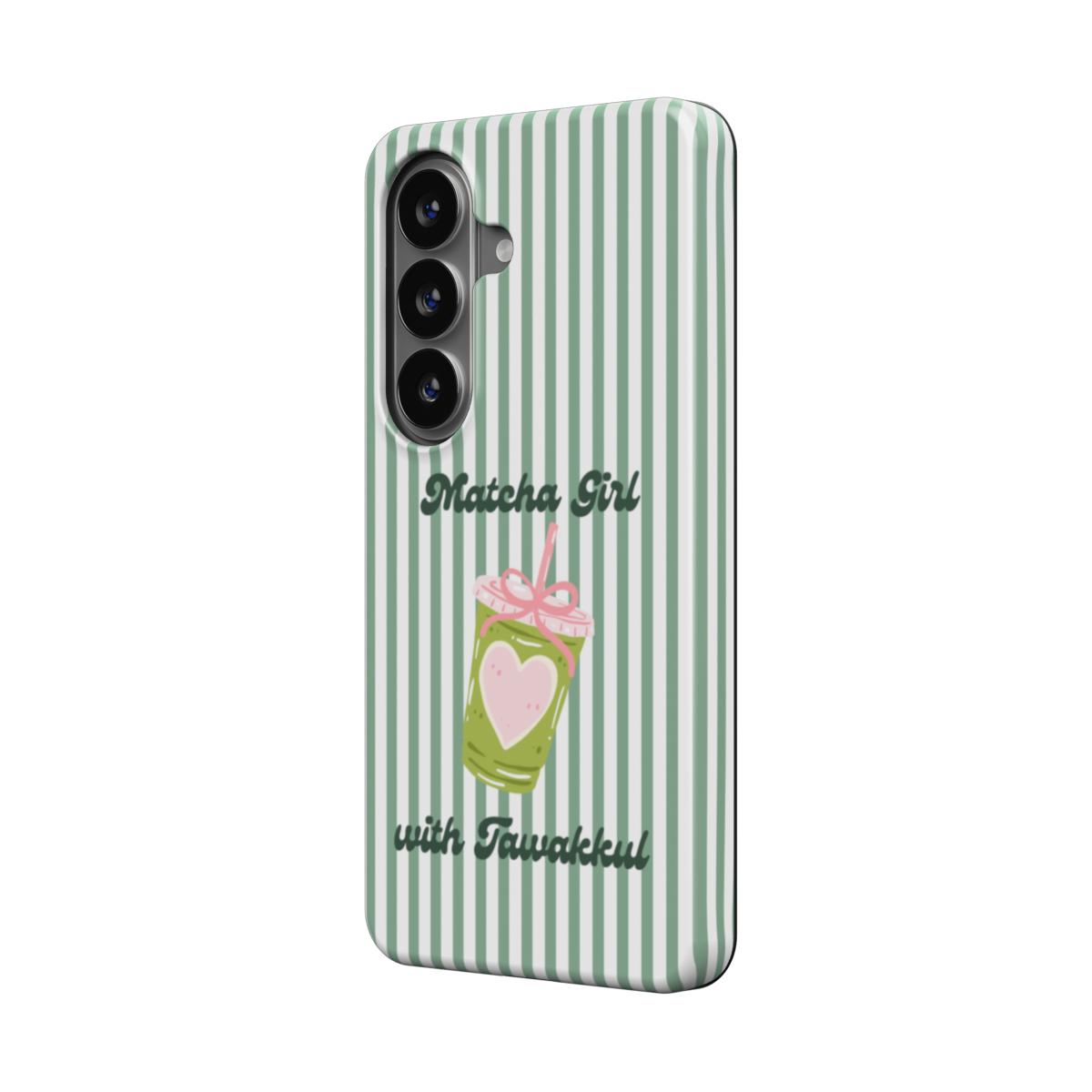 MagSafe Matcha Girl With Tawakkul Islamic Phone Case | Samsung Galaxy, Google Pixel