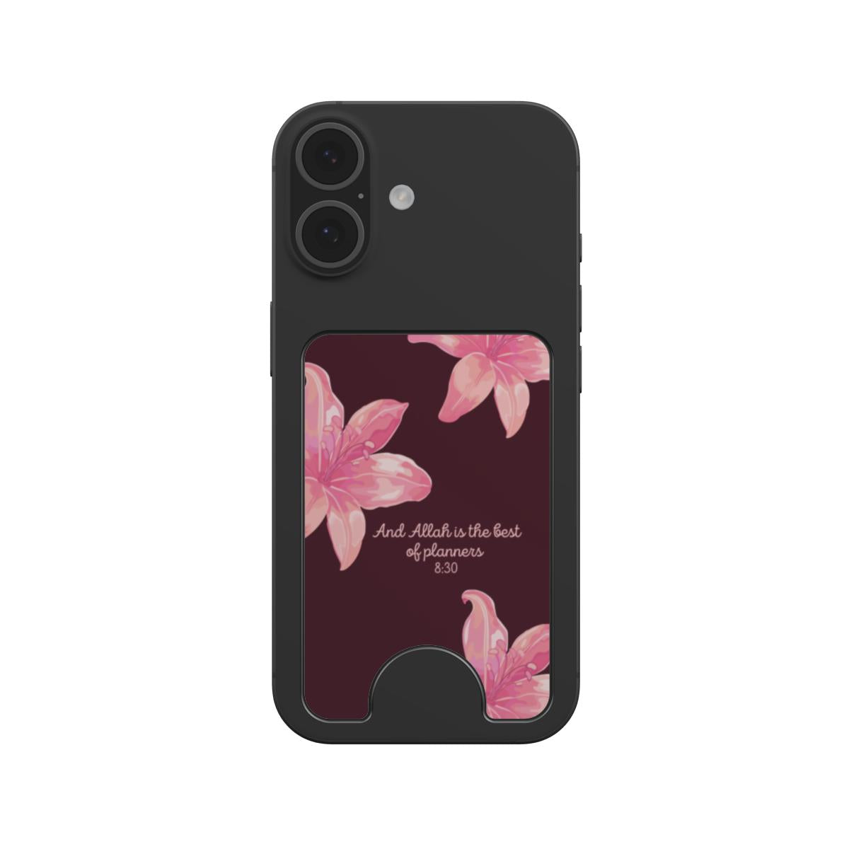 MagSafe Lily Flower Islamic phone wallet