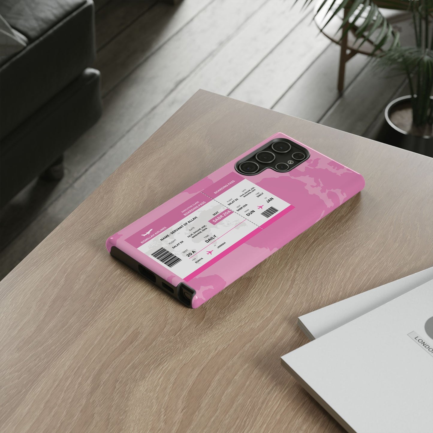 Servant of Allah Boarding Pass | Islamic Phone Case