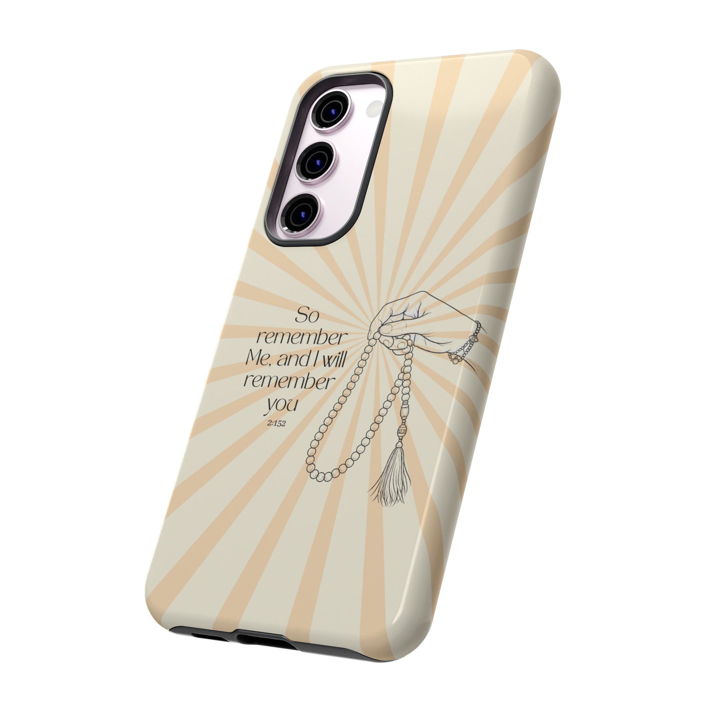 “So Remember Me” Quran Verse Islamic Phone Case
