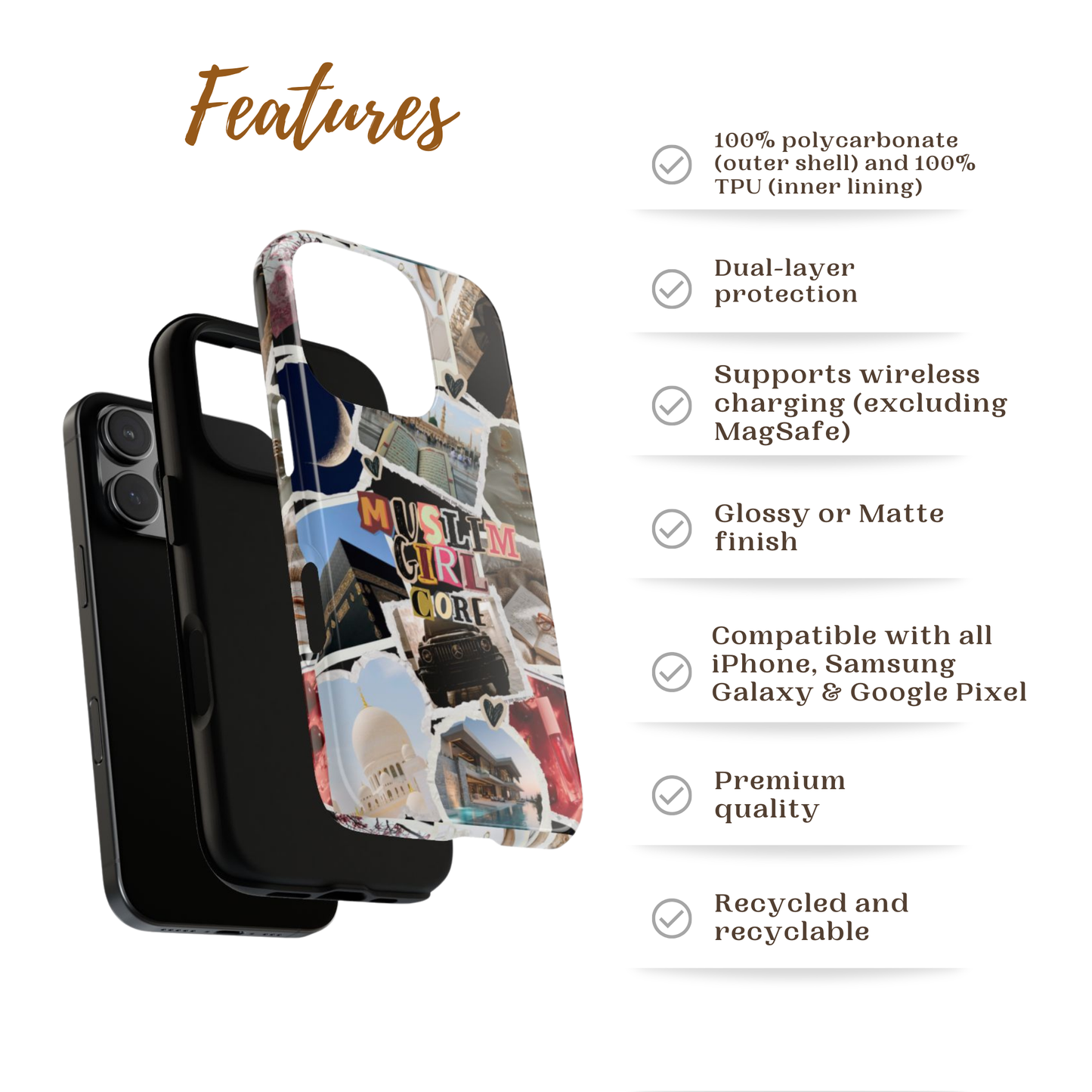 Muslim Girl Core Hijabi Phone Case