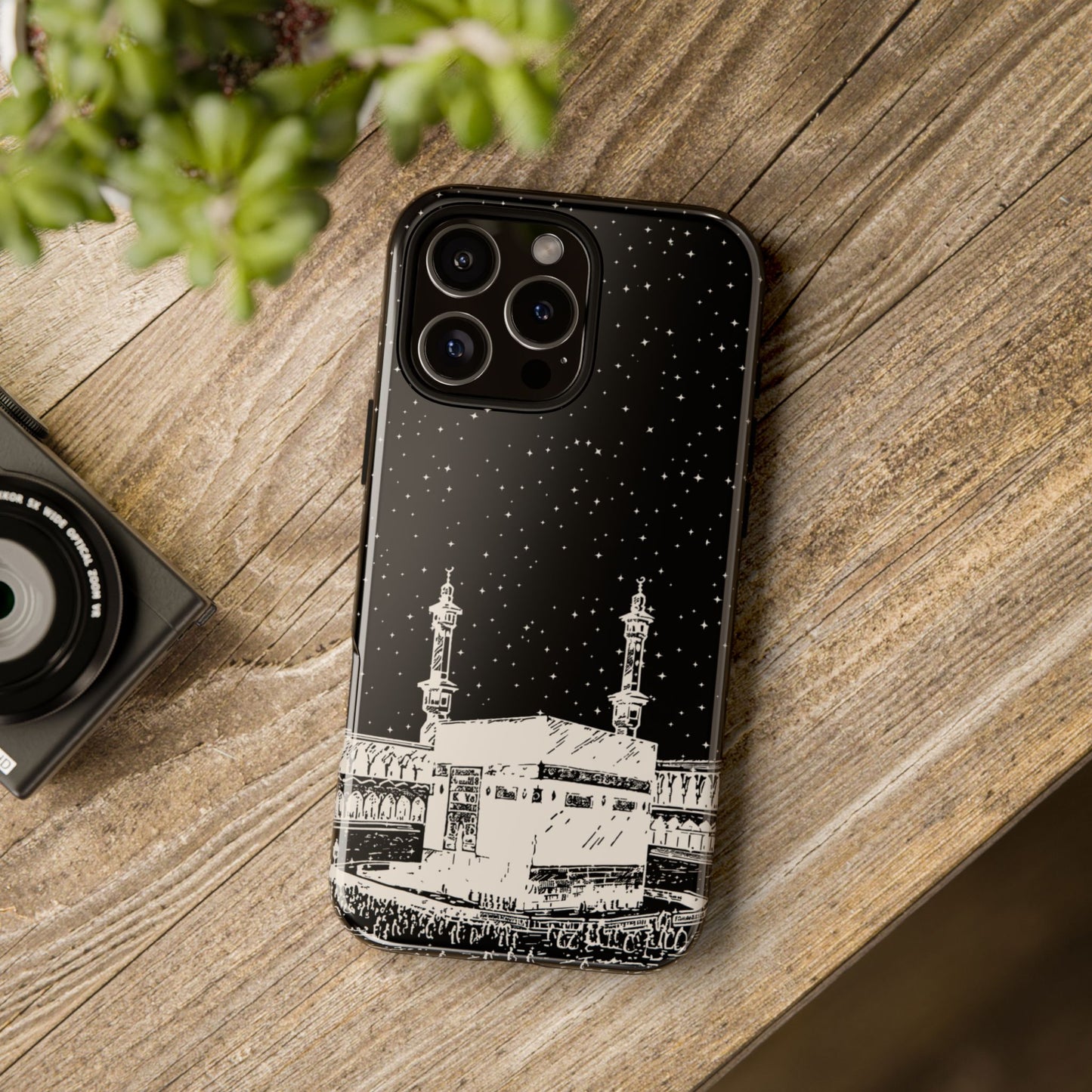 Under the night sky | Kaaba Phone Case