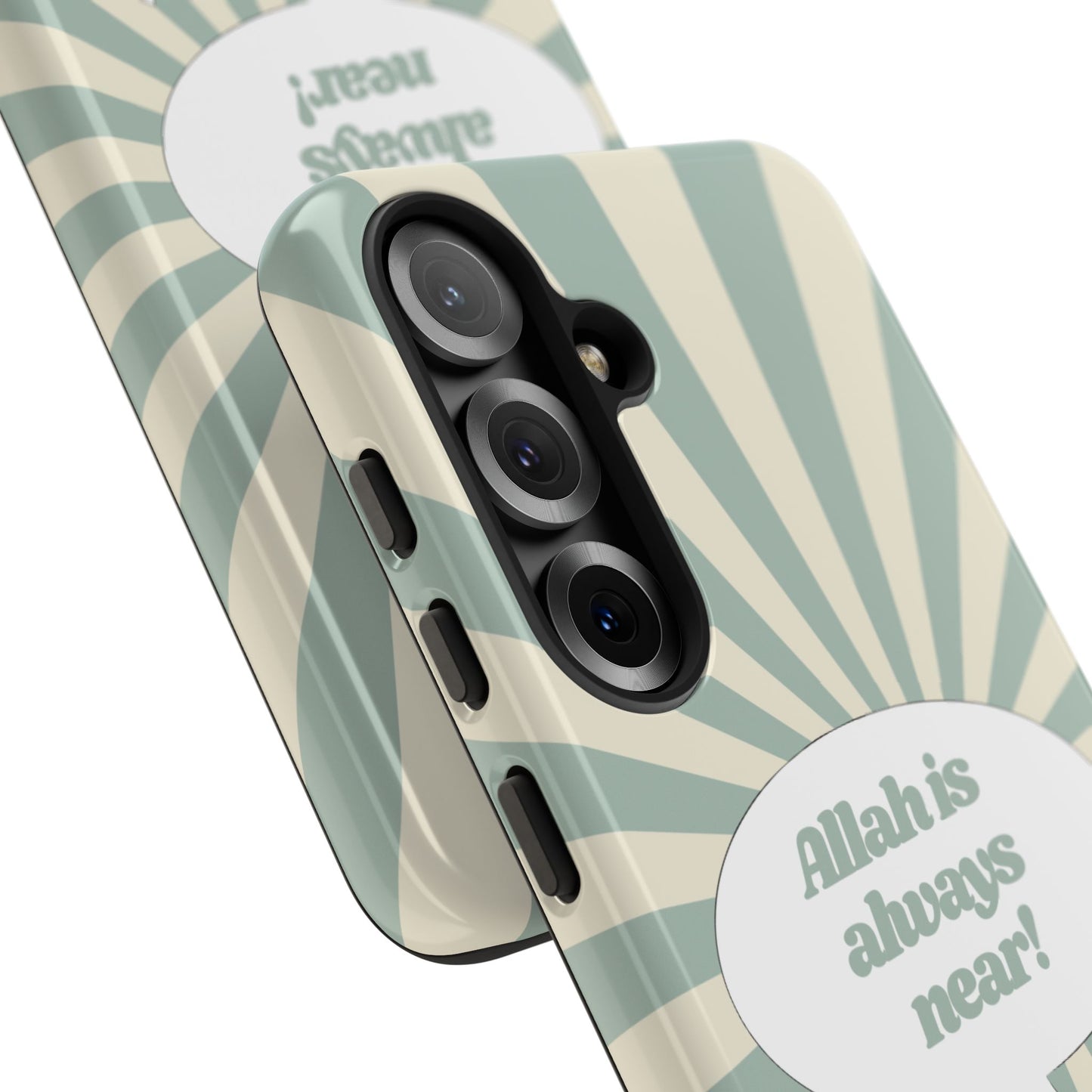 Allah Is Always Near | Retro Muslimah Phone Case