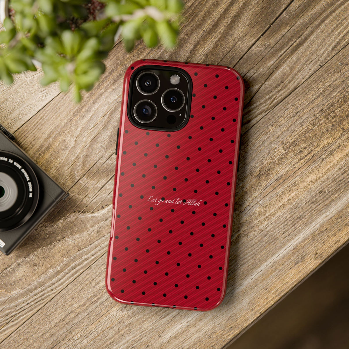 Let Go and Let Allah Islamic Phone Case