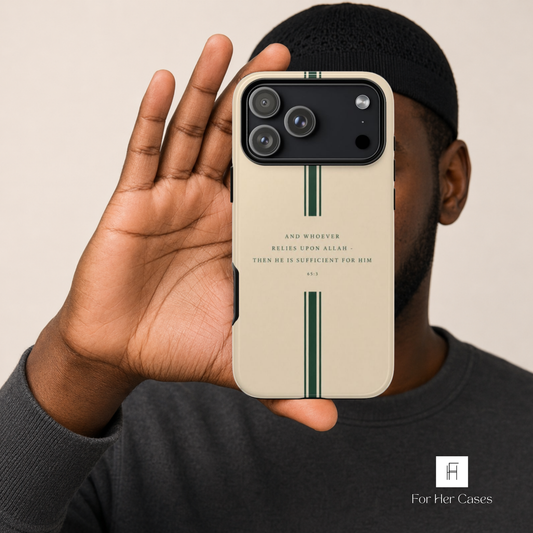 Rely Upon Allah Islamic Phone Case | Father’s Day Collection