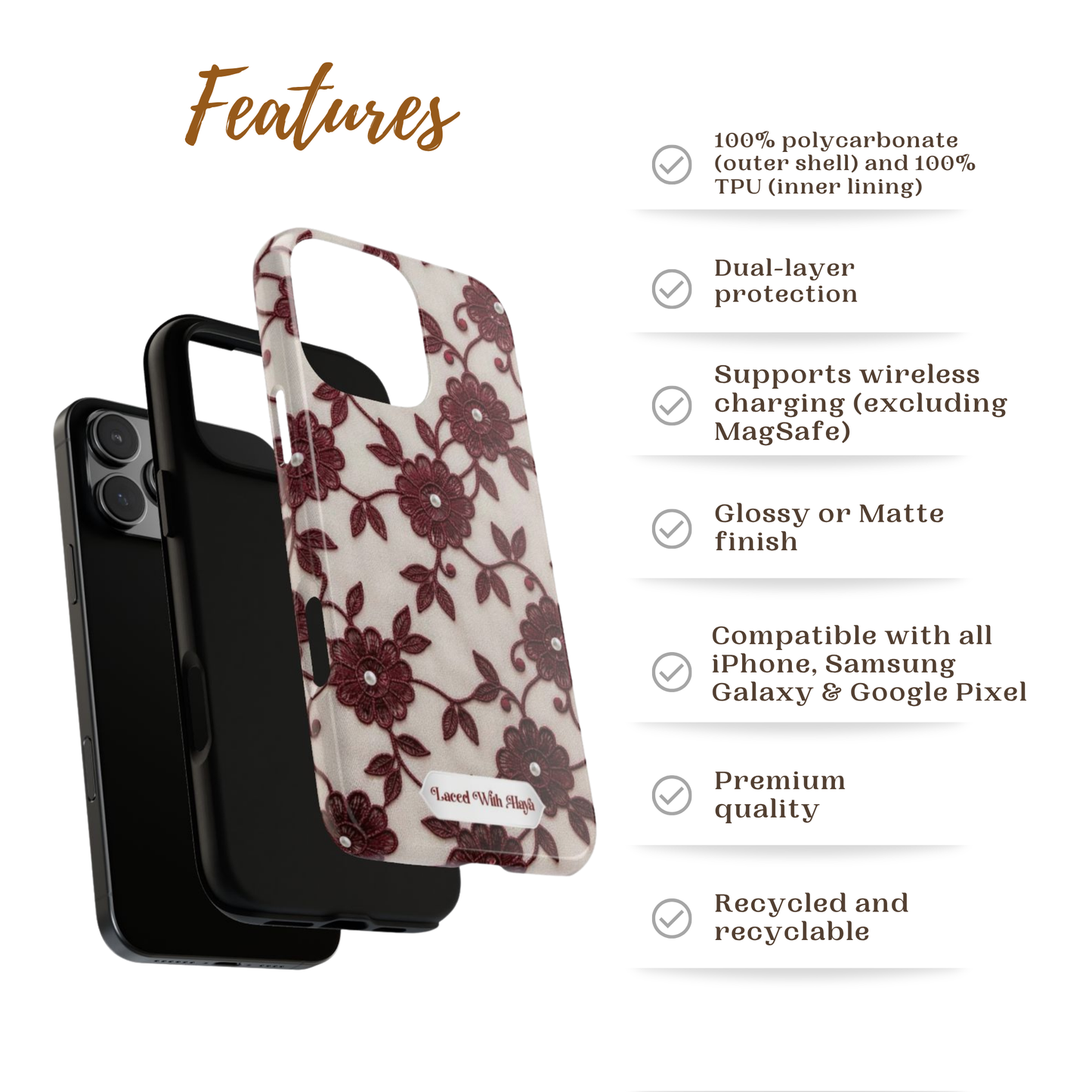 Laced With Hayaa | Heritage Collection Protective Phone Case