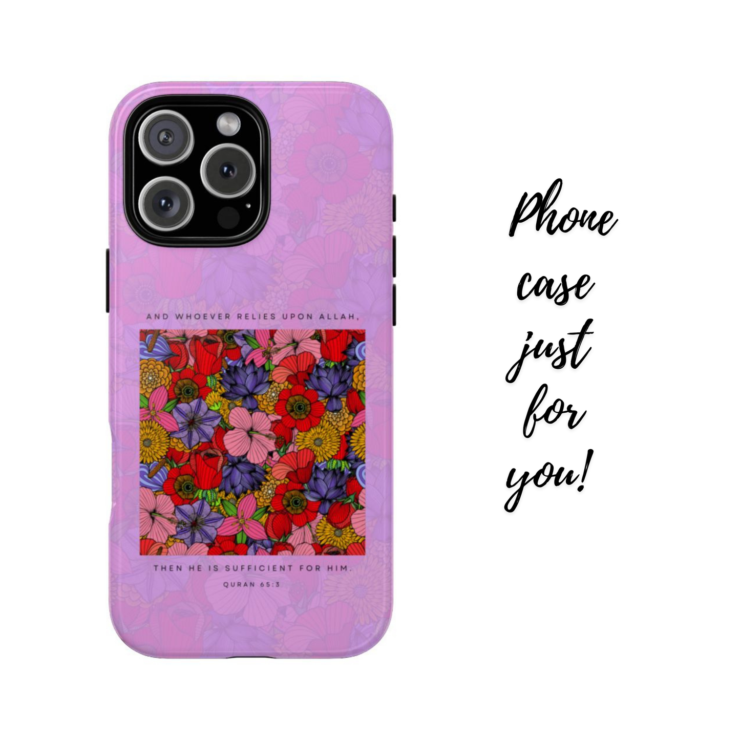 Allah Is Sufficient | Blooming Reverts Phone Case