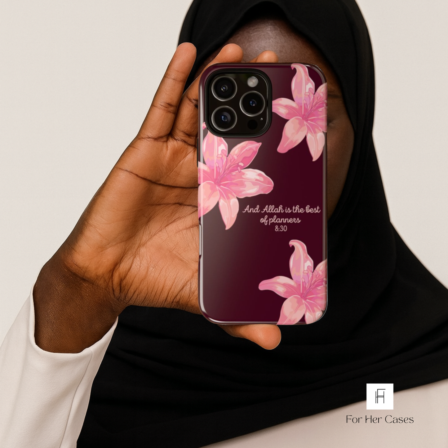 Lily Flower | Verses of Serenity Islamic Phone Case