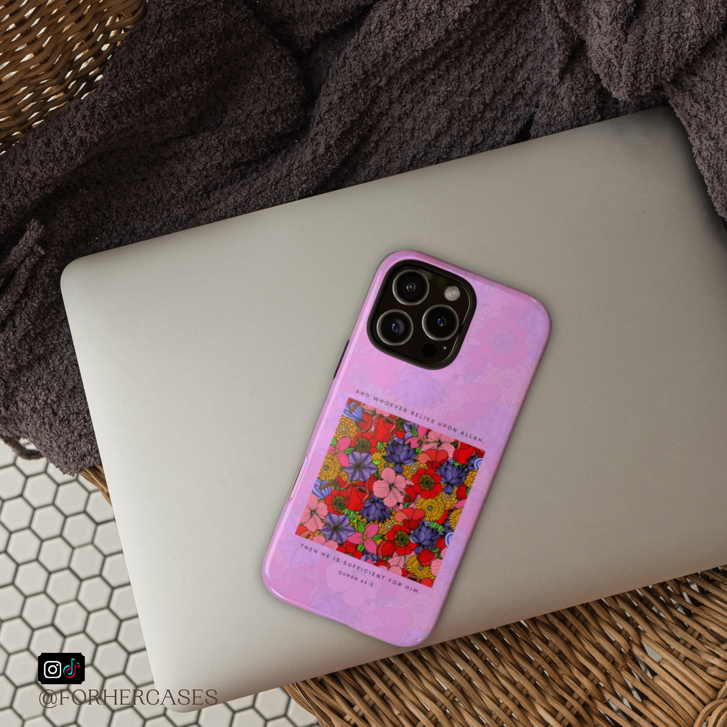 Allah Is Sufficient | Blooming Reverts Phone Case