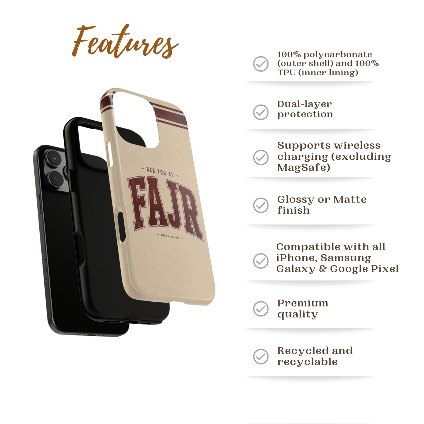 See you at Fajr Islamic Phone Case | Father’s Day Collection