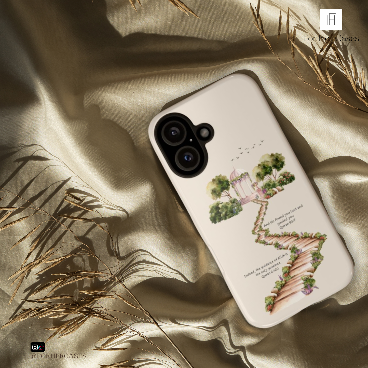 Guided by Allah | Verses of Serenity Islamic Phone Case