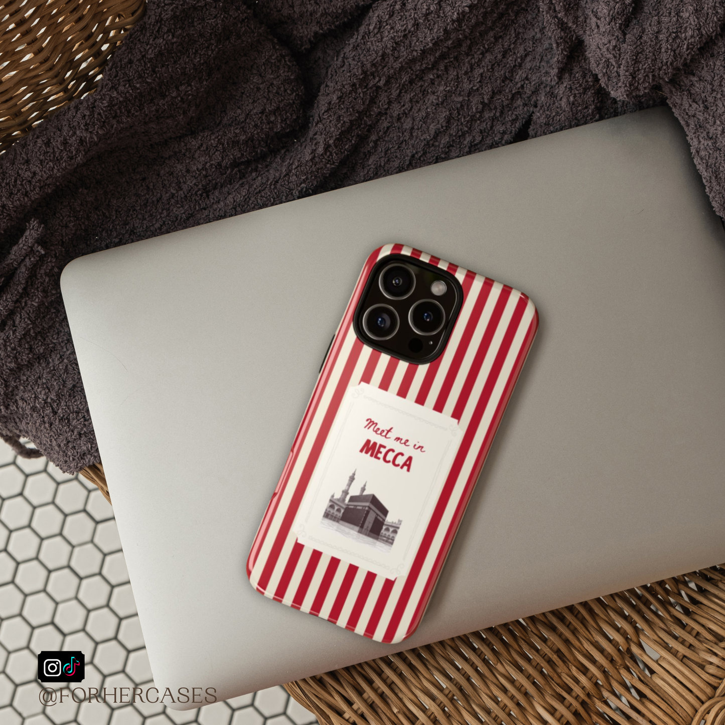 Meet me in Mecca Islamic Phone Case | Destinations of the Believer