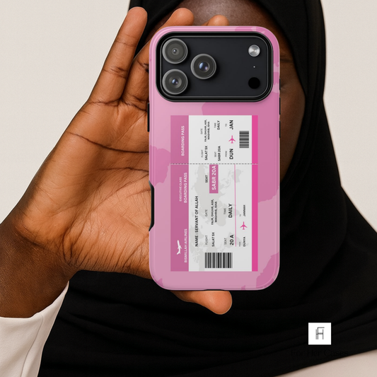 Servant of Allah Boarding Pass | Islamic Phone Case
