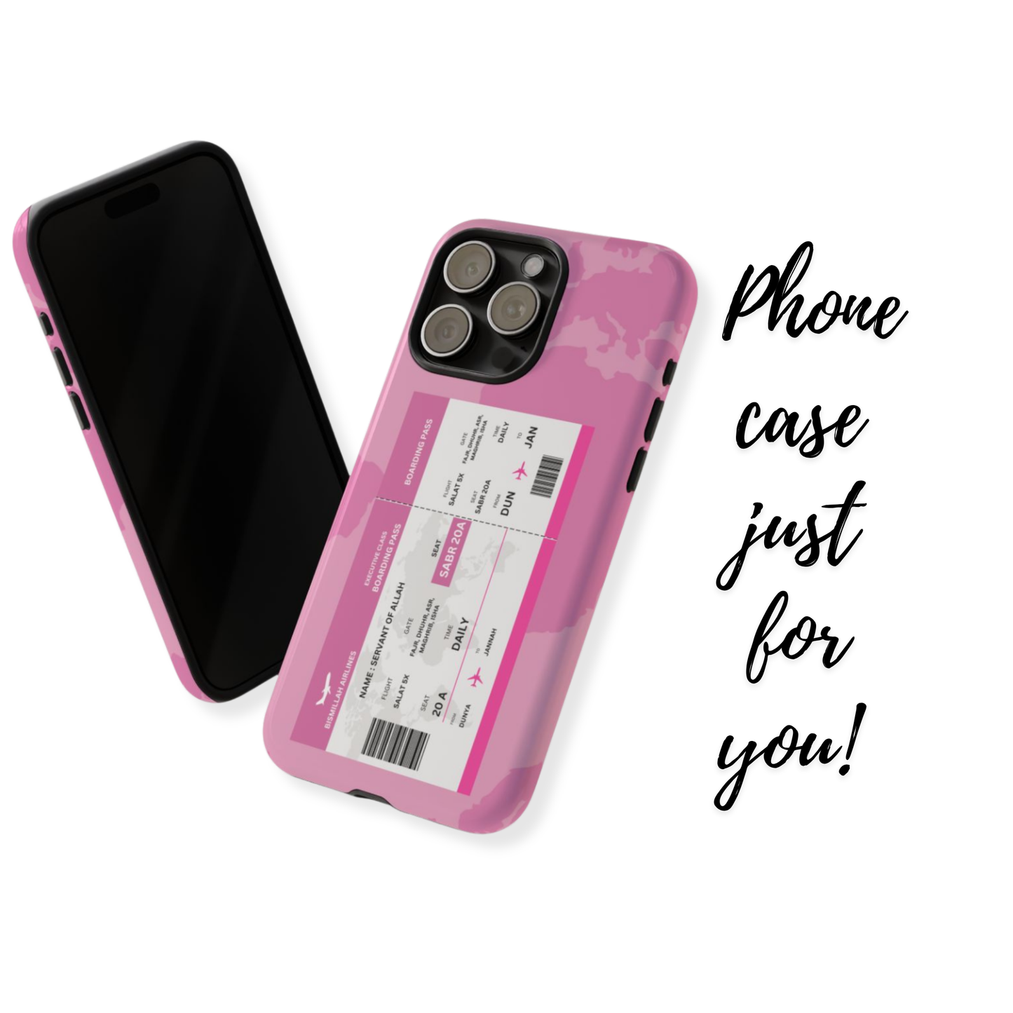Servant of Allah Boarding Pass | Islamic Phone Case