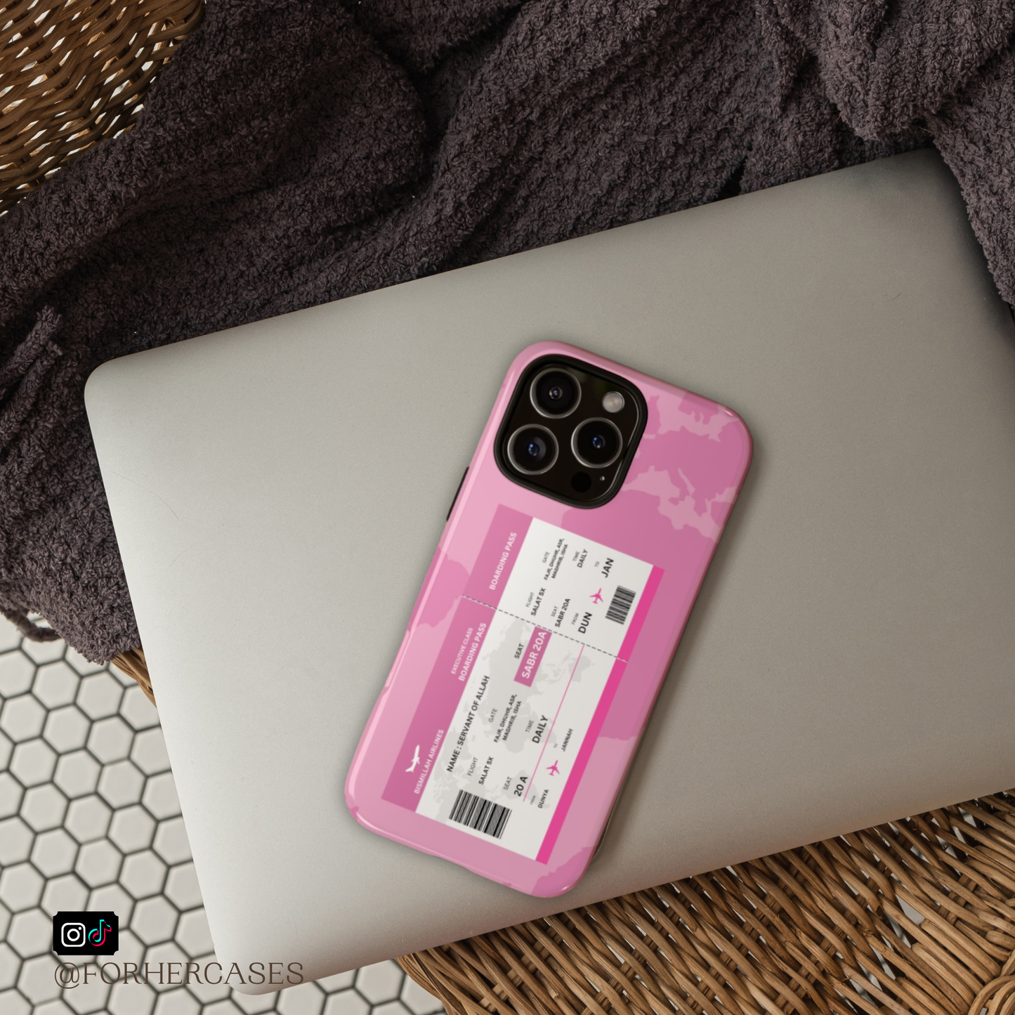 Servant of Allah Boarding Pass | Islamic Phone Case
