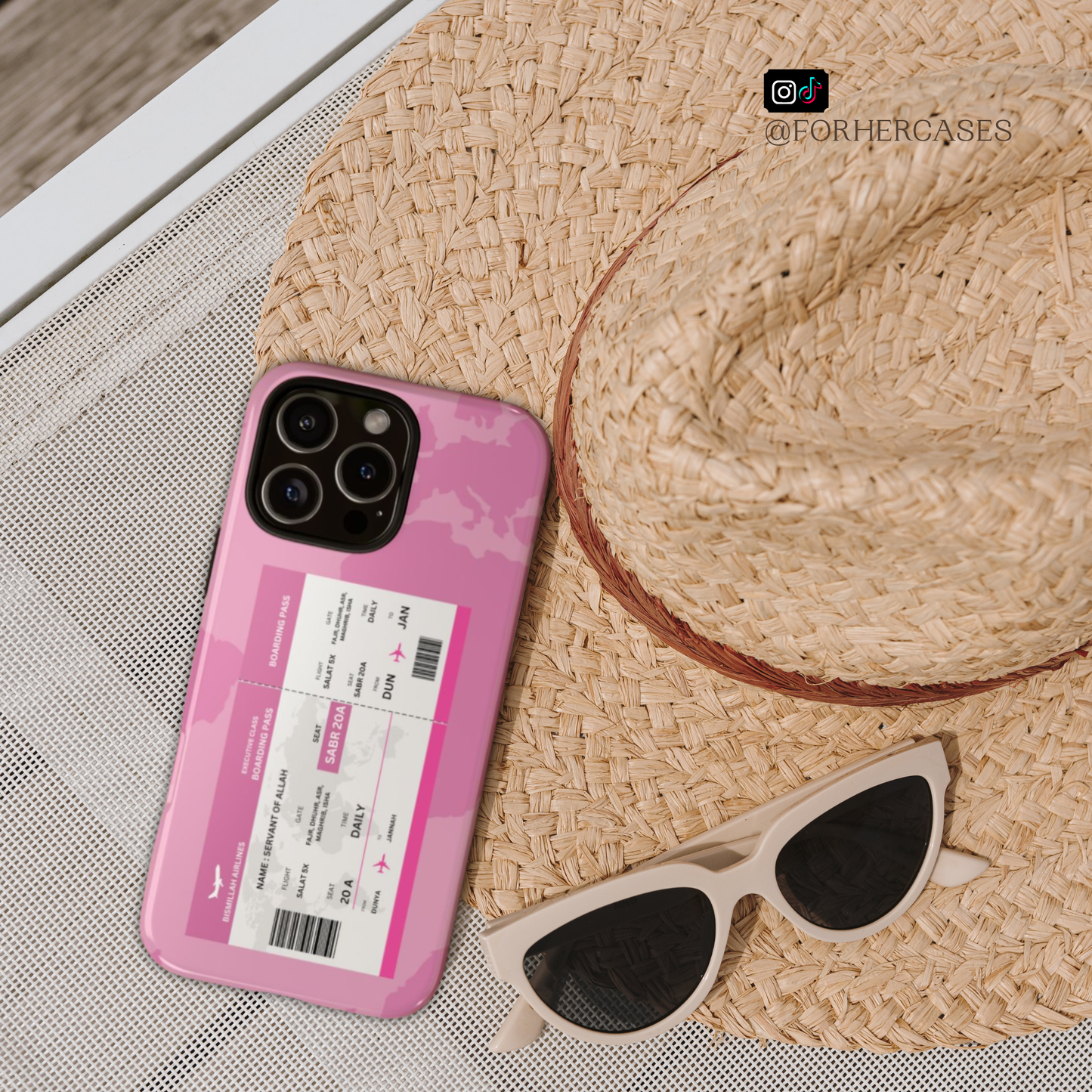 Servant of Allah Boarding Pass | Islamic Phone Case