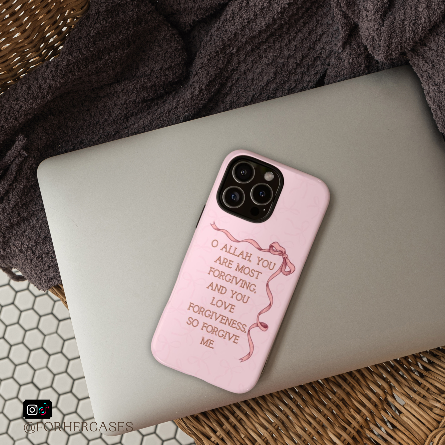 Dua Ribbon Islamic Phone Case