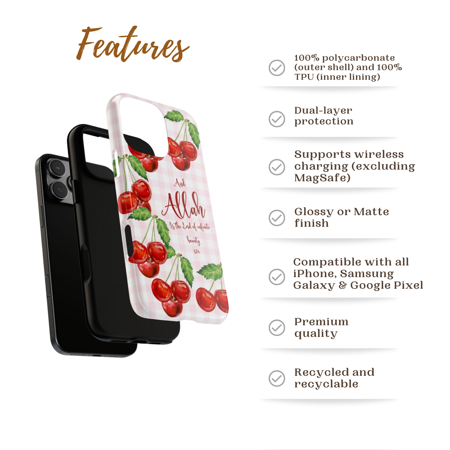Lord of Infinite Bounty | Quran Verse Phone Case