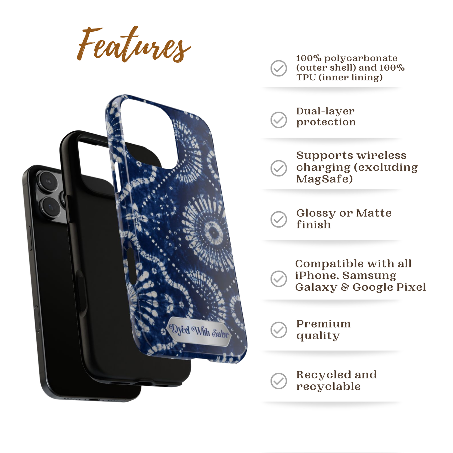 Dyed With Sabr | Heritage Collection Phone Case