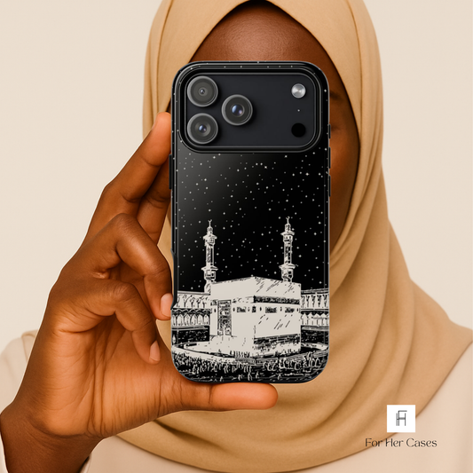 Under the night sky | Kaaba Phone Case