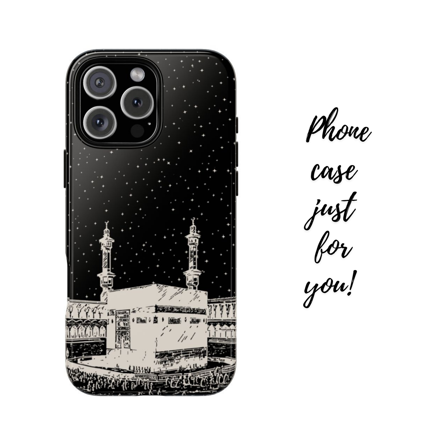 Under the night sky | Kaaba Phone Case