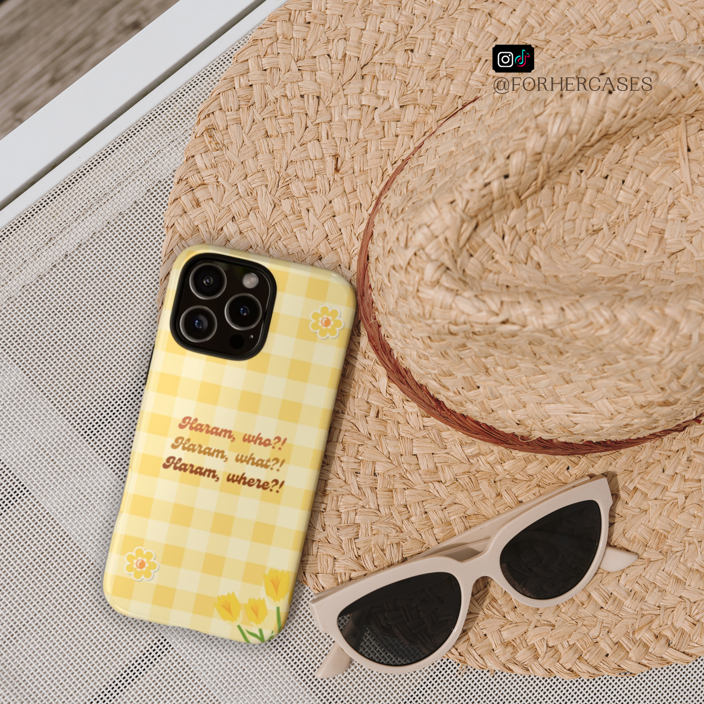 Haram, Who? | Islamic Phone Case